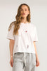 NUTENIA BOXY T-SHIRT- GOTS - Bright White