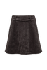 NUCELISE MINI SKIRT - Asphalt