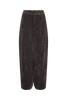 NUCELISE BARREL PANTS - Asphalt