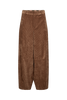 NUCELISE BARREL PANTS - Deep Taupe