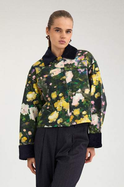 NULISSA SHORT JACKET - Botanical Garden – Numph DK
