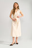 NUJUMA COTTON SHIRT DRESS  - Whitecap Gray