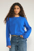 NUMARTA RELAXED FIT PULLOVER - Princess Blue