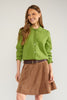 NUMARTA POLO CARDIGAN - Calla Green