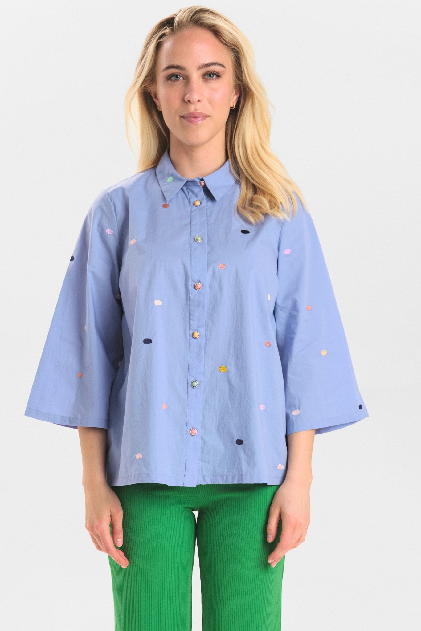 PRE-OWNED NUKALA SHIRT  - Bel Air Blue