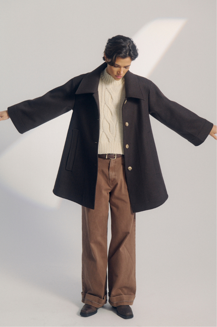 NUKIMBERLY COAT - Black Coffee