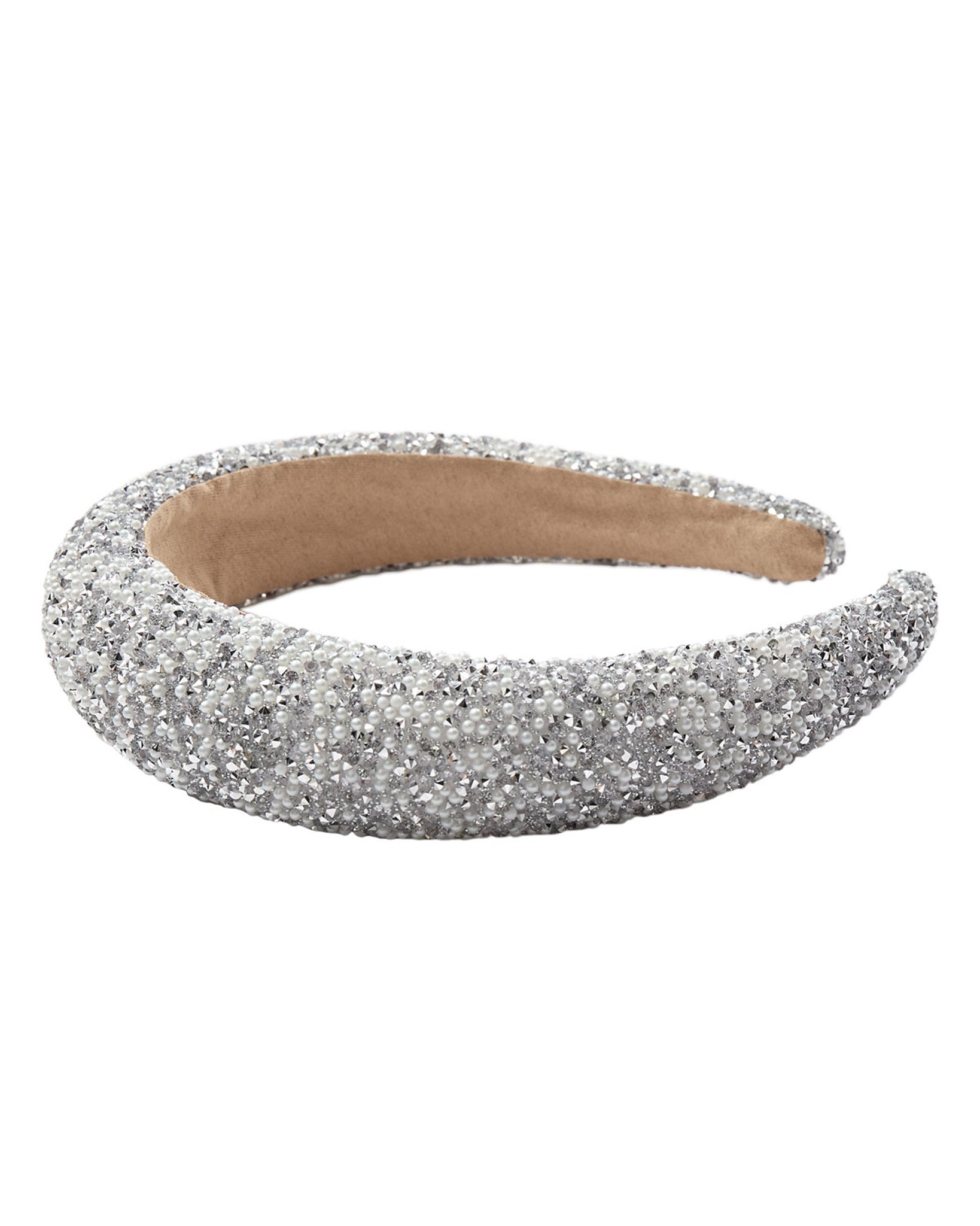 PRE-OWNED NUZIVA HAIRBAND  - Silver