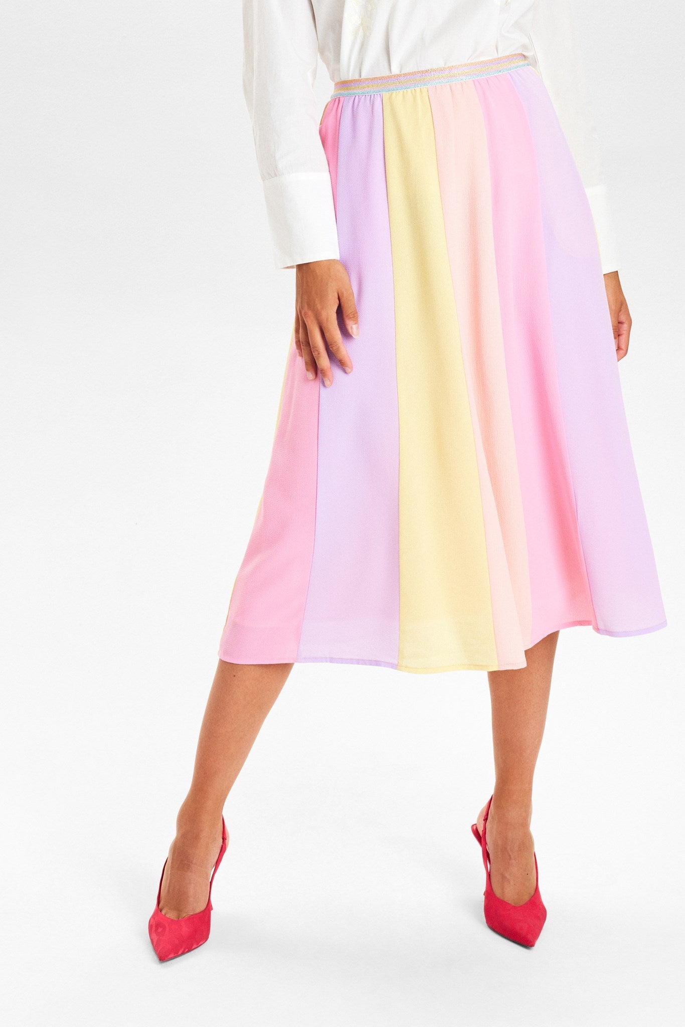 PRE-OWNED NUPENELOPE SKIRT - Peach Melba