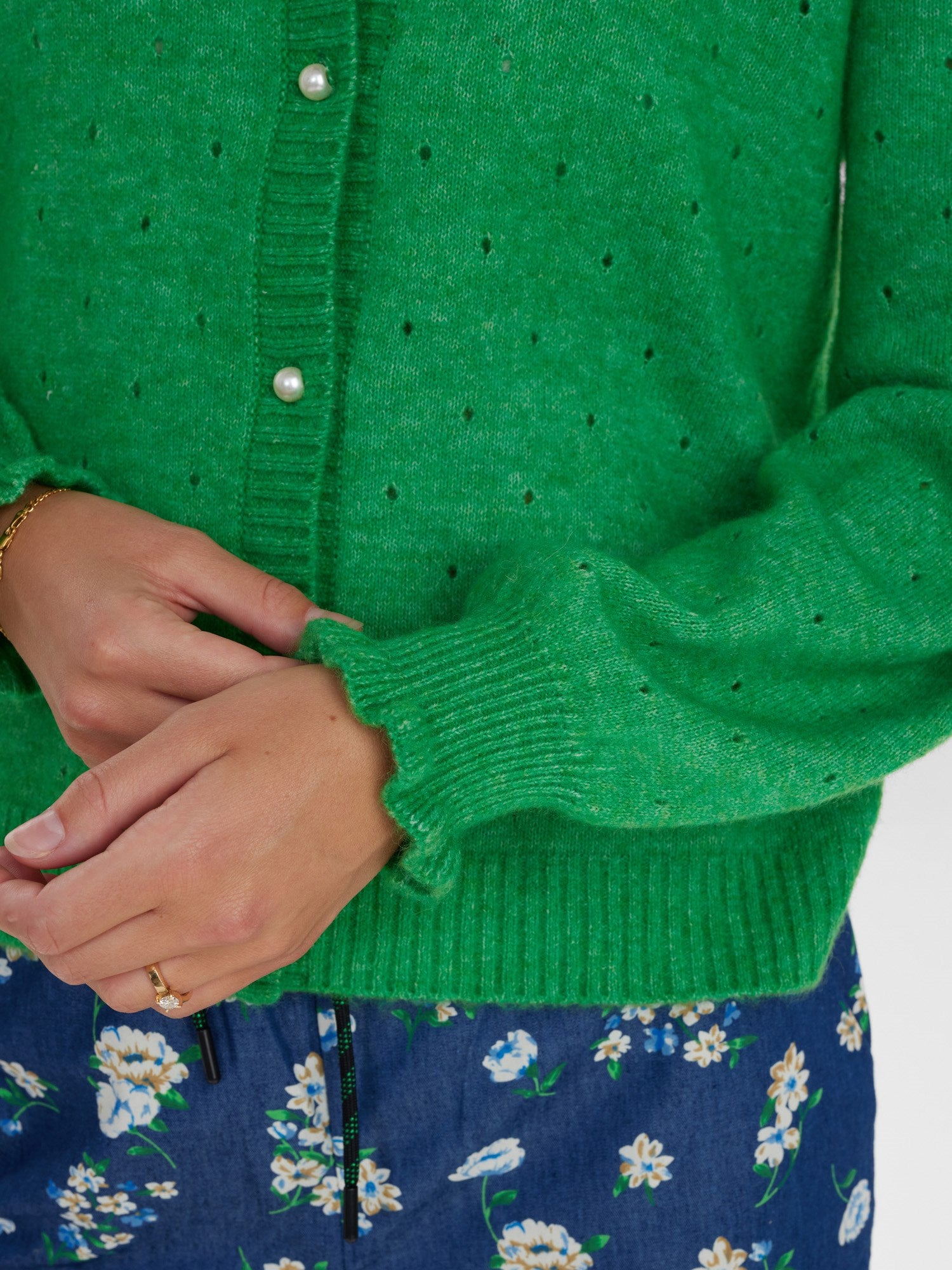 NUEBBA CARDIGAN Kelly Green