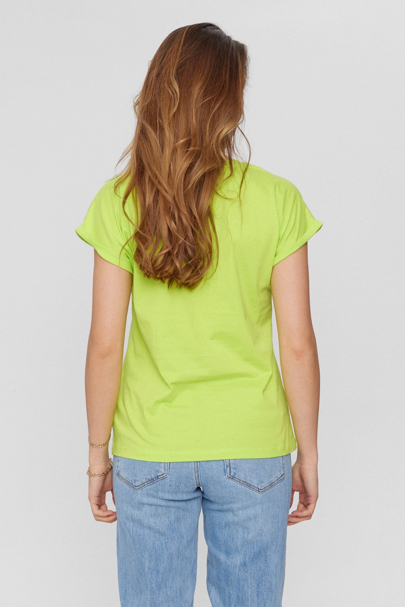 Lime green hotsell t shirt back