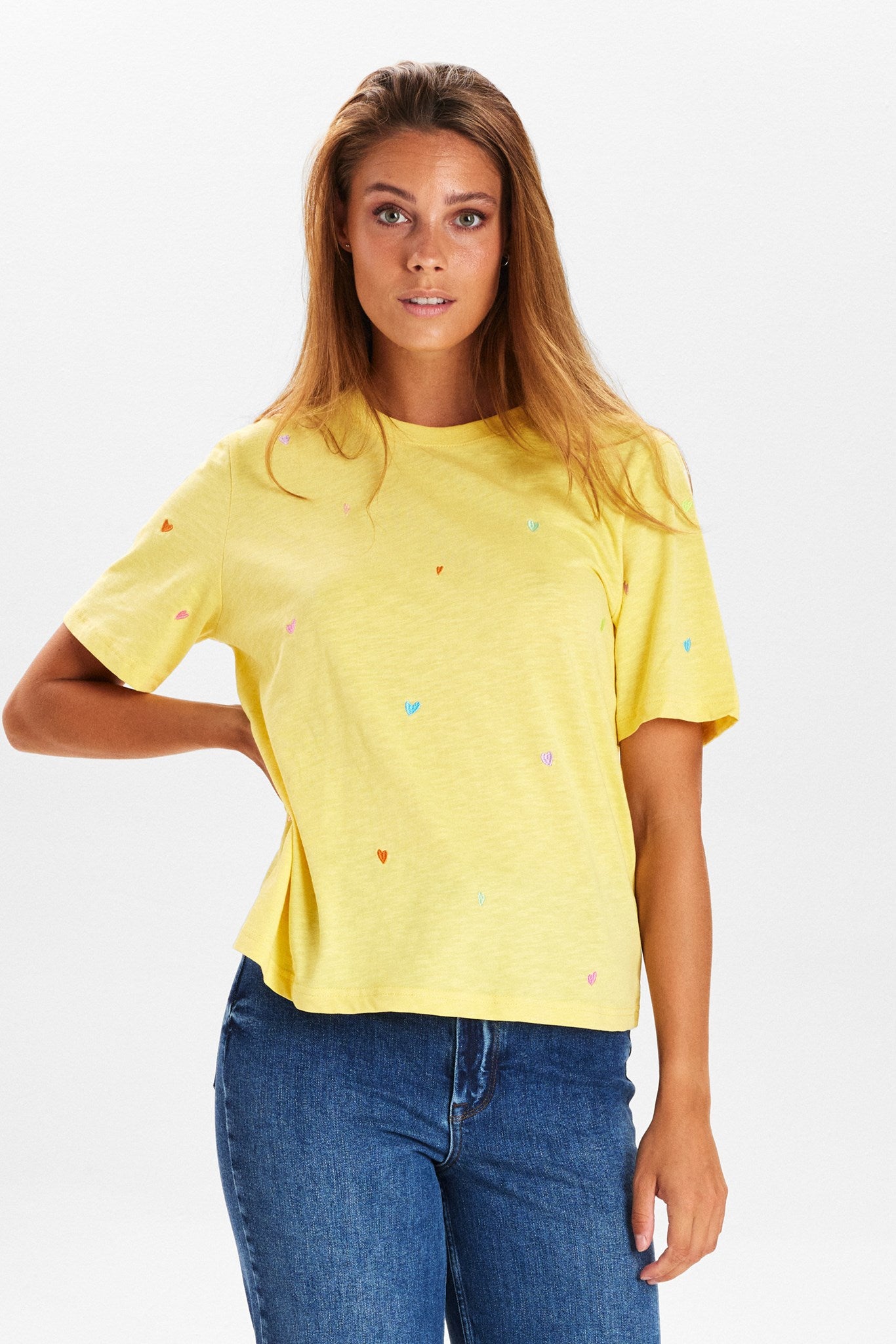 NUKRISTIN TEE - GOTS - Lemon Drop – Numph COM