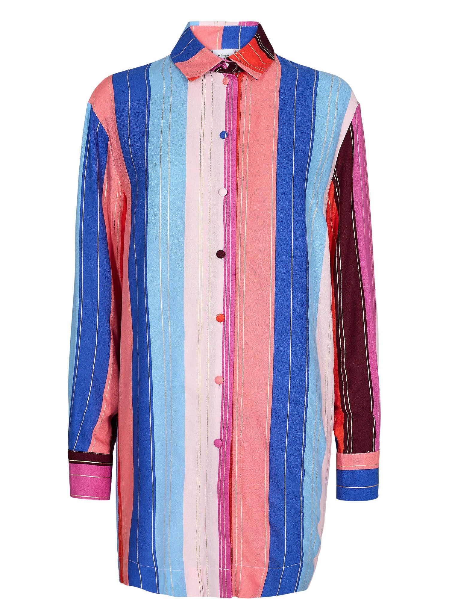 NURASMINE LONG SHIRT - Little Boy Blue – Numph COM