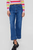 NUPARIS JEANS CROPPED  MED BLUE - Medium Blue Denim