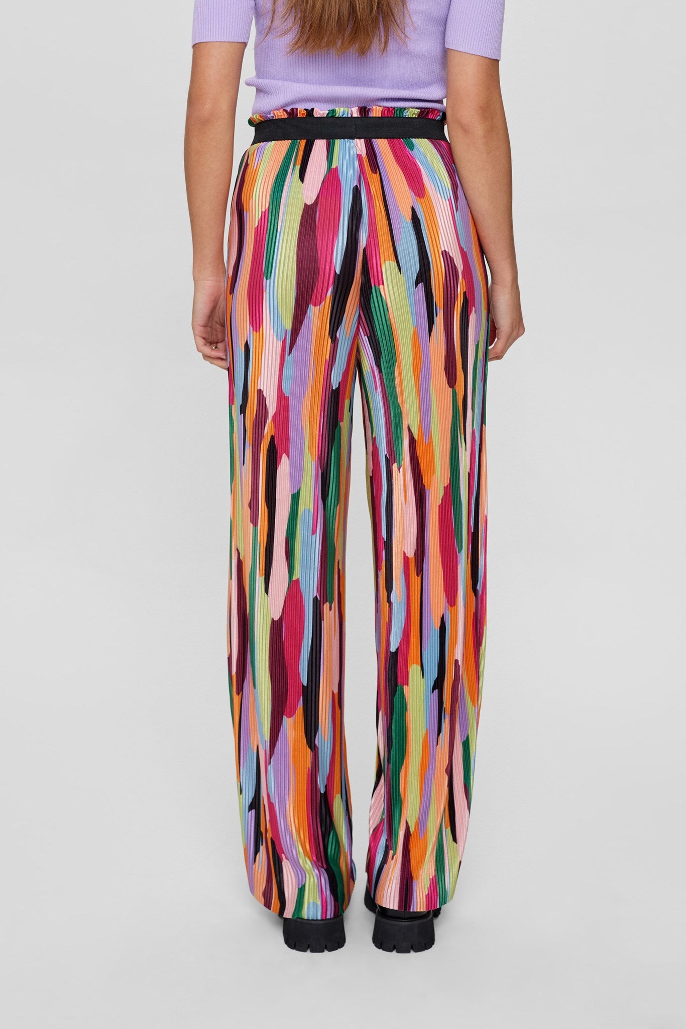 Multicolor best sale striped pants