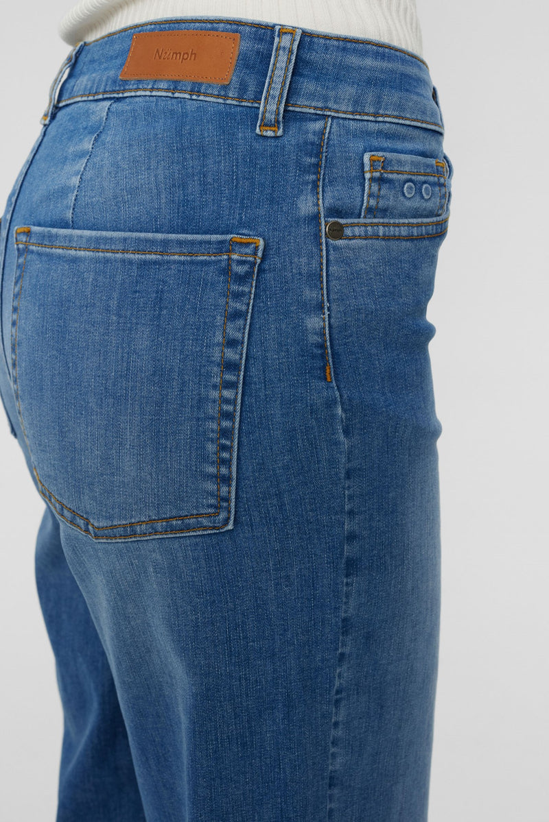 Nuparis Wide Jeans Dark Blue Denim